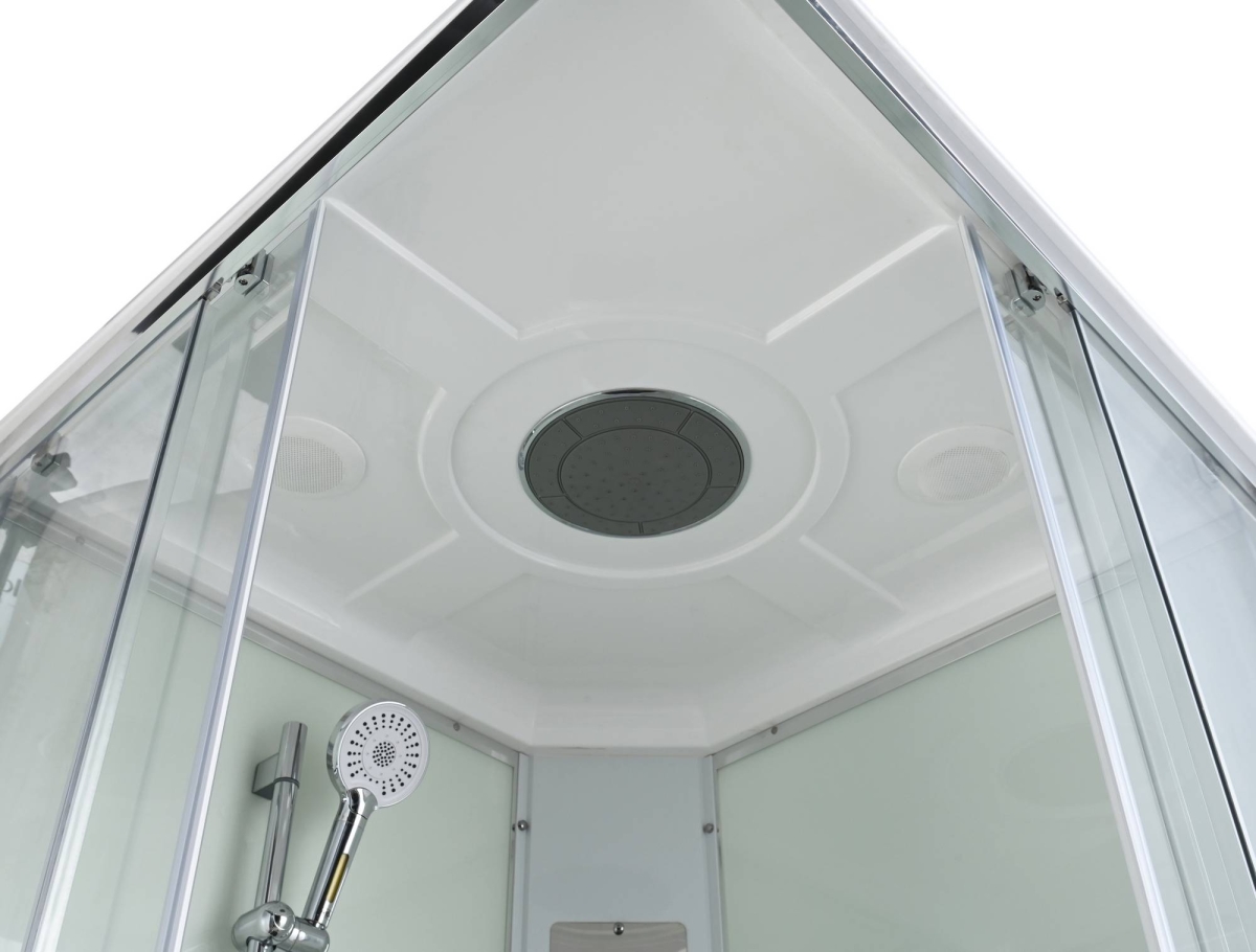 Душевая кабина Avacan K2090 78274, 90 х 90 см, с крышей, поддон низкий, стекло прозрачное, профиль хром 