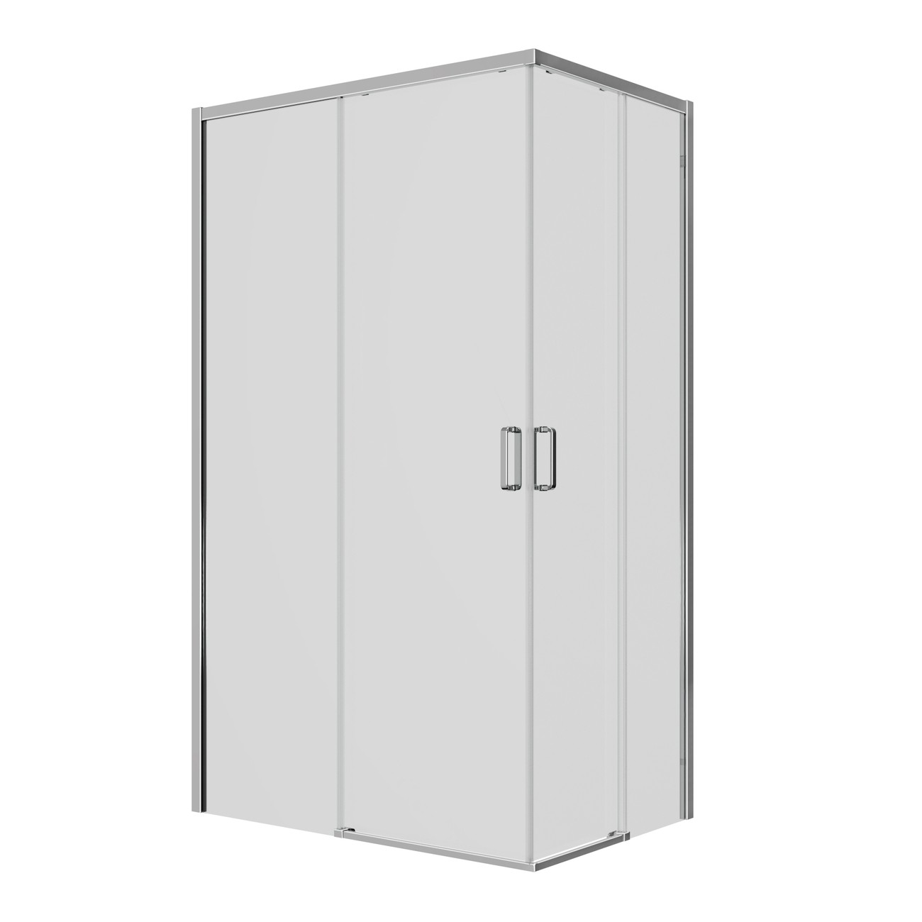 Душевое ограждение Ambassador Queen 11011106L (120х80х200) прямоугольник,хром,стекл прозрачное,раздвижная,1 место 