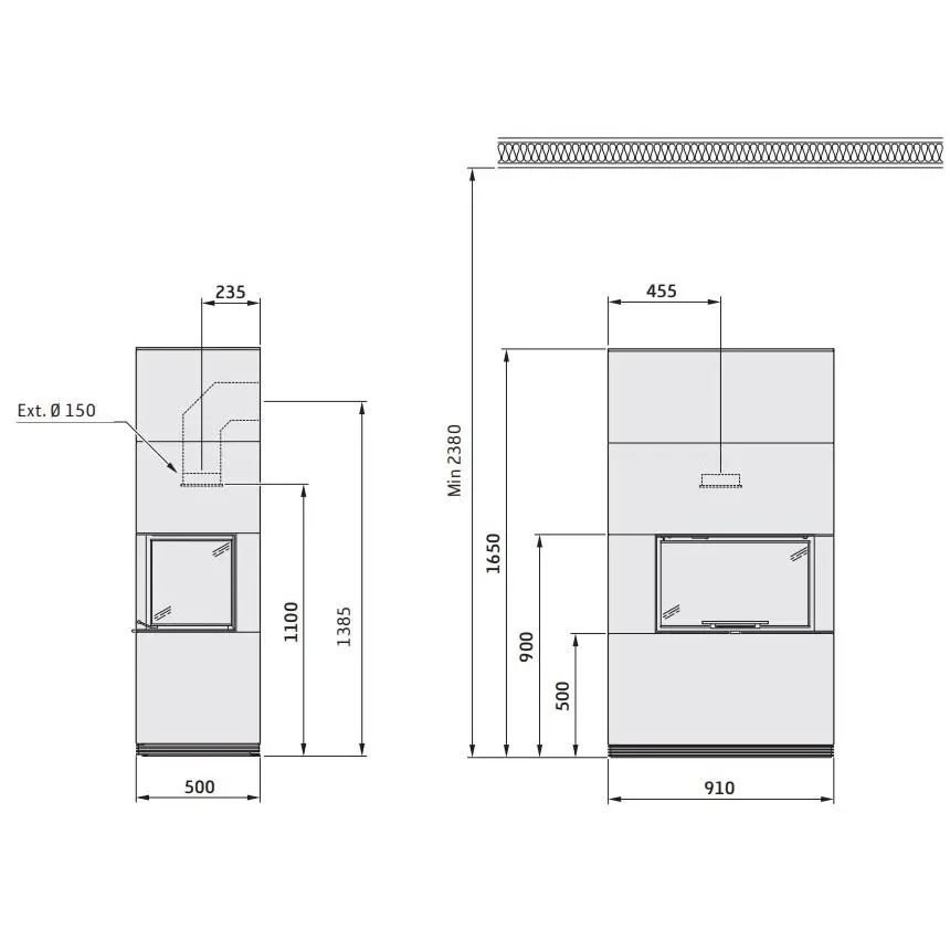 Камин Contura i41T 
