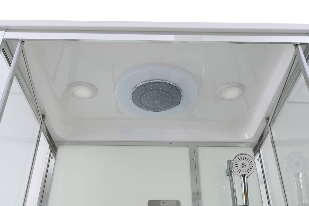 Душевая кабина AvaCan V5012 78253, 120 x 90 см, с крышей, высокий поддон, стекло прозрачное, профиль хром 