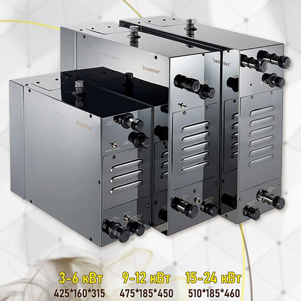 Парогенератор для хамама Steamtec TOLO 30 AIO (3 кВт) 