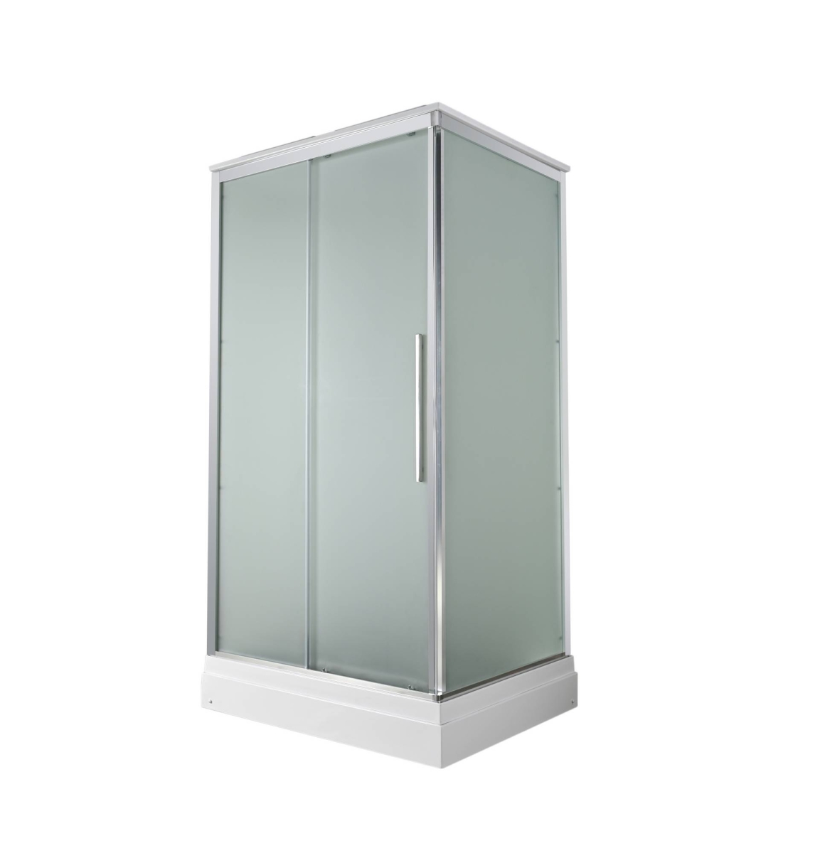Душевая кабина Avacan KD2911N 78221, 110 х 90 см, без крыши, поддон низкий, стекло матовое, профиль хром 