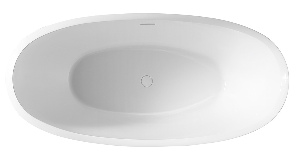 Ванна акриловая Abber 170 х 80 x 60 см, отдельностоящая, белая, AB9285 