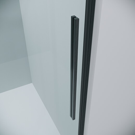Душевое ограждение Grossman Galaxy 100.K33.01.120.21.00-200.K33.01.100.21.00 (120х100х195) раздвижная,черный матовый,стекло прозрачное,2 места 