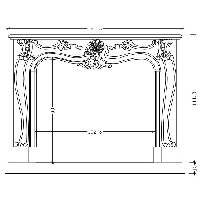 Портал №3, Crema Marfil (Continental) 