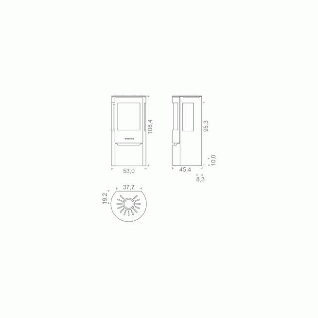 Печь WIKING Luma 3 