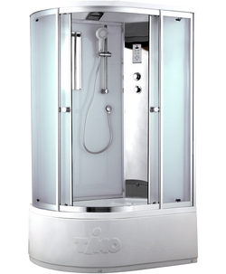 Душевая кабина Timo Comfort Clean Glass T-8820RC, 120 х 85 см, правая, стекло прозрачное, профиль хром 