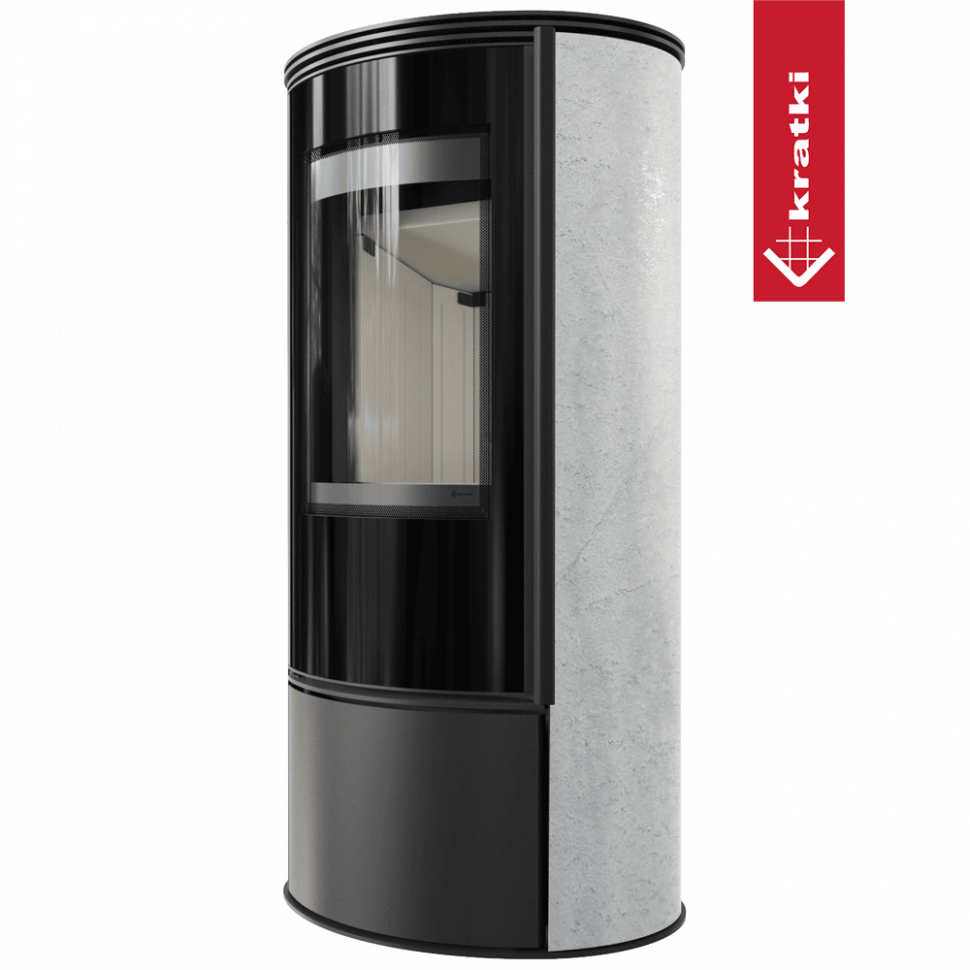 Печь Kratki PRO ERIK WHITE NATURAL 