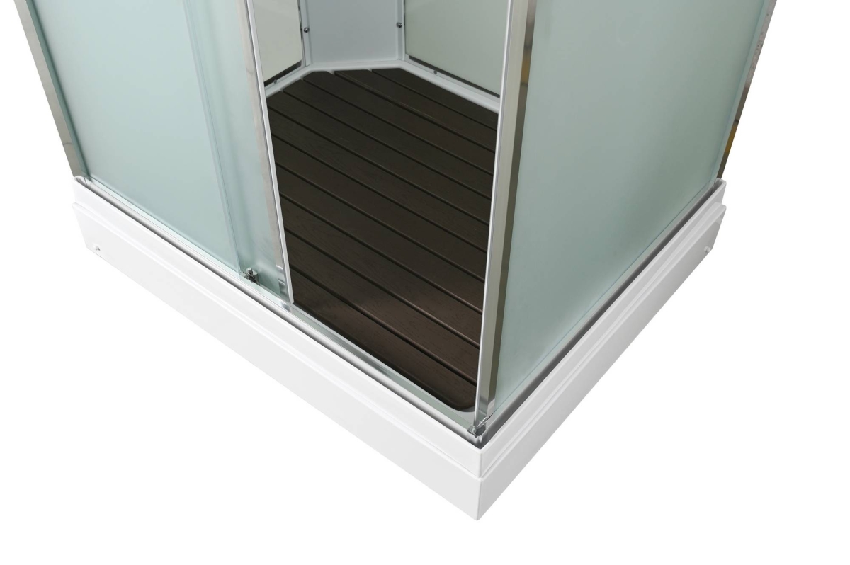 Душевая кабина Avacan KD2911N 78221, 110 х 90 см, без крыши, поддон низкий, стекло матовое, профиль хром 