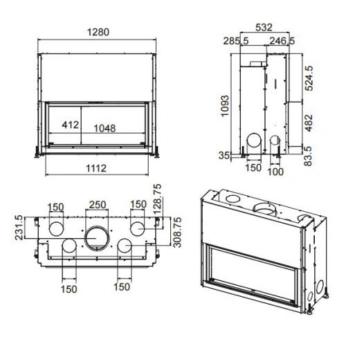 Каминная топка MCZ Forma 115 