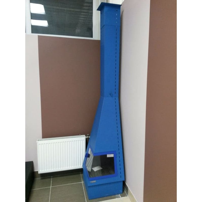 Камин Traforart CERDANYA угловой RAL 5012 