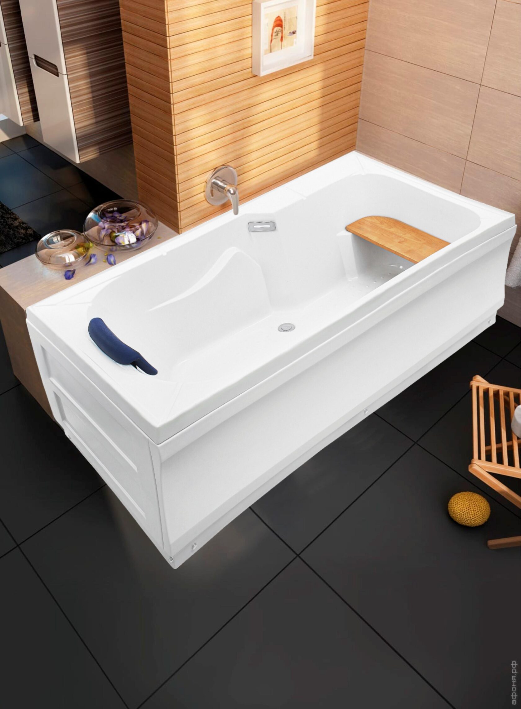 WEMOR 170/85/55 S 1700*850*550 мм Ванна акриловая прямоугольная 