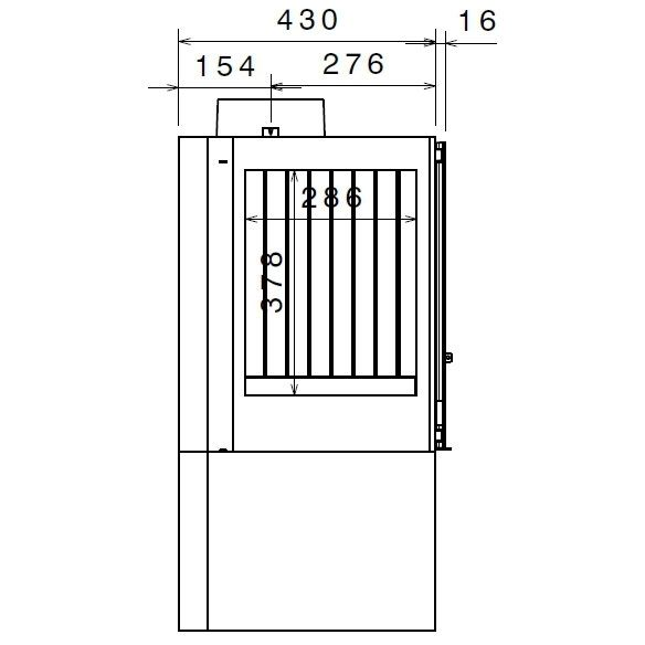 Печь LCI 7 GF Stove (Liseo Castiron) 