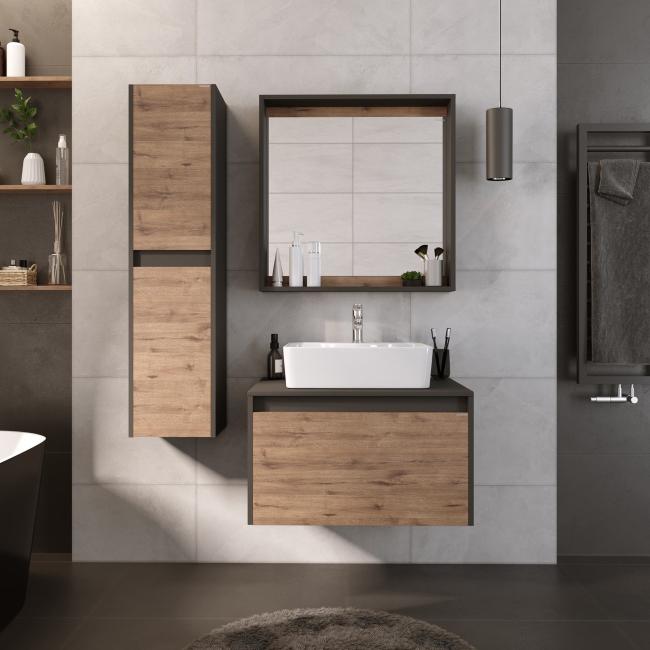 Раковина Grossman Classic GR-3017 (480х370х130) белая,1 место 