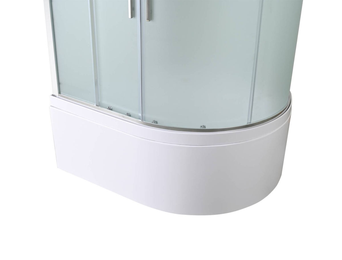 Душевая кабина AvaCan EM5912L/EM5912R 78208/78202, 120 x 90 см, с крышей, поддон высокий, левая/правая, стекло матовое, профиль хром 