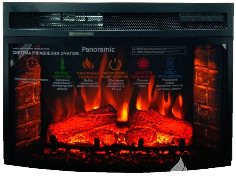 Очаг для электрокамина Inter Flame Panoramic 08-25 LED FX 