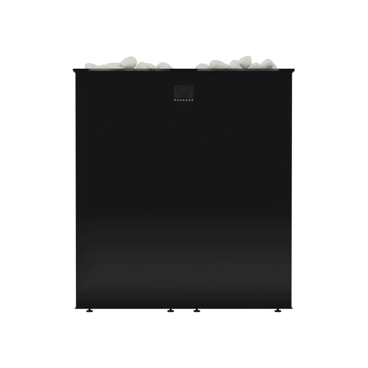 Электрическая печь для бани и сауны Sangens W40G Glass Black (Сангенс В40С Стекло черное) 
