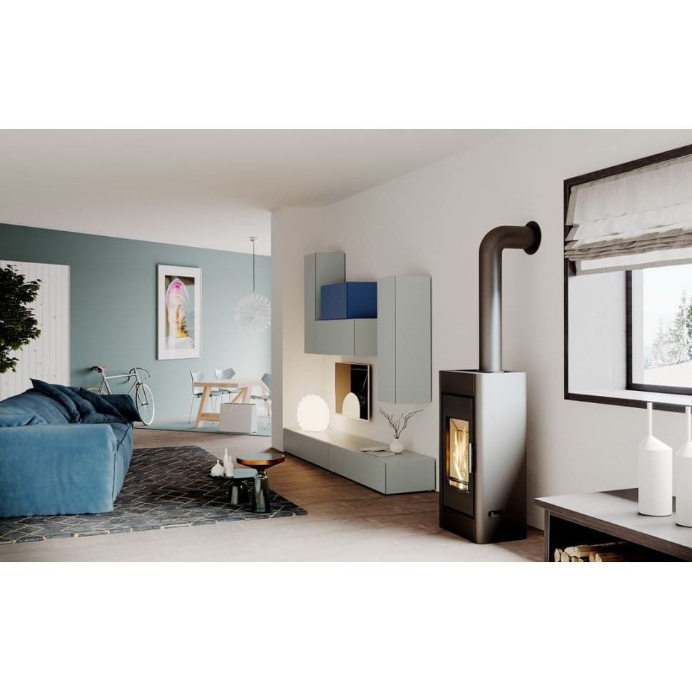 Печь камин DEFRO HOME SOLUM 9кВт белая сталь 