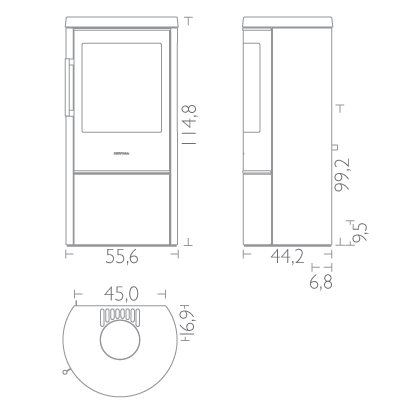 Печь HWAM 3640c 