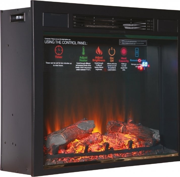 Очаг для электрокамина Inter Flame Sirius 30 LED FX Black 