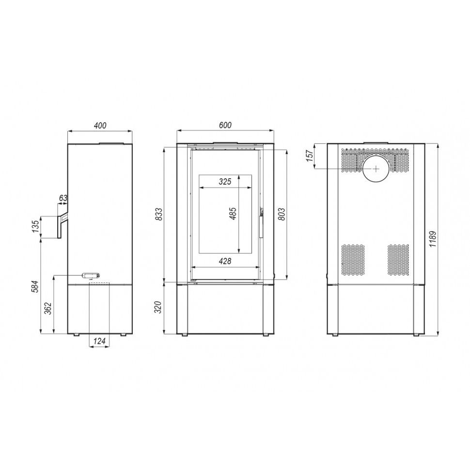 Печь камин DEFRO HOME SOLUM LOG 9кВ 