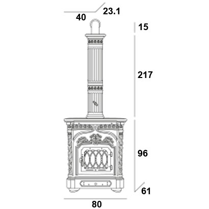 Печь GIGLIO E, L4 (Sergio Leoni) 