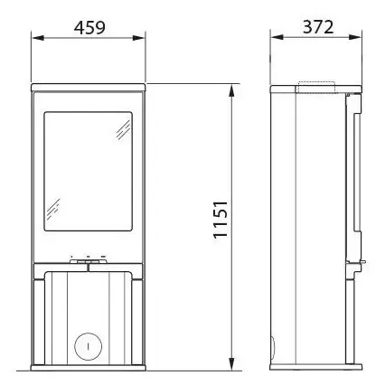 Печь камин Contura 710 