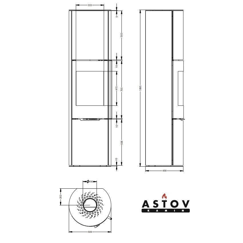 Печь камин Астов R1 XXXL 