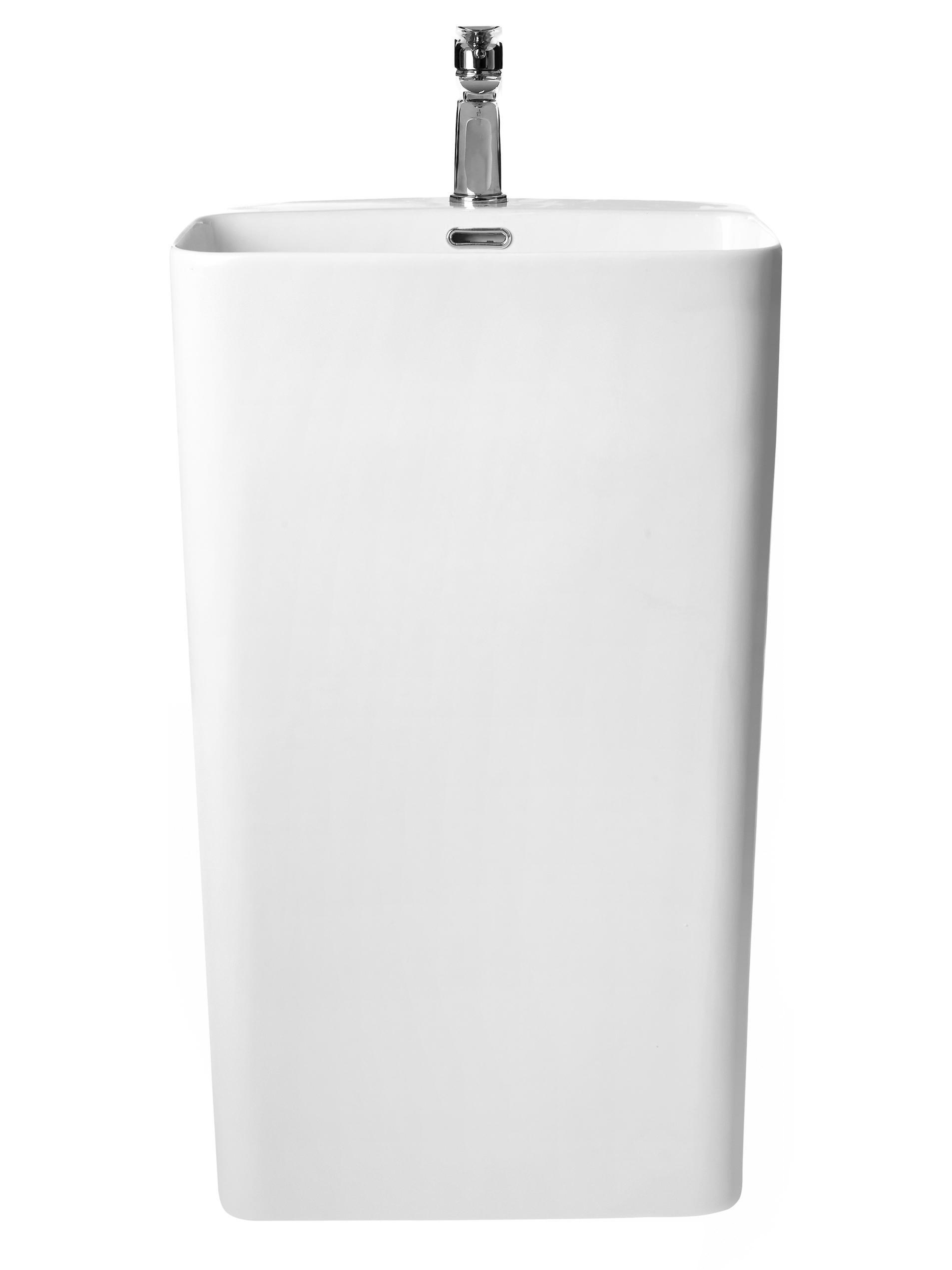 WW LEERBACH 4438 GL-WT Раковина напольная. 440х380х850 мм 