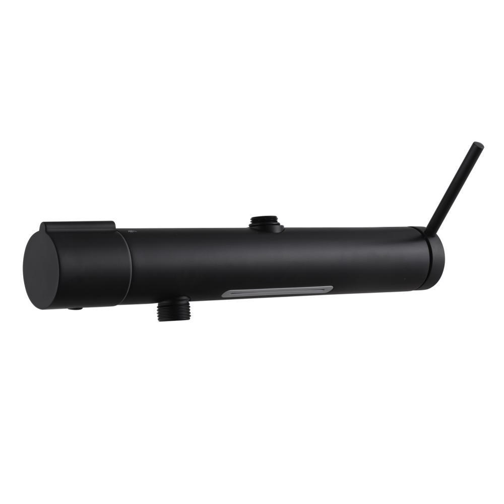 Душевая система Abber Emotion AF8816BL, цвет матовый черный 