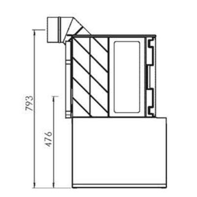 Печь камин Plamen ECO MINIMAL 50 