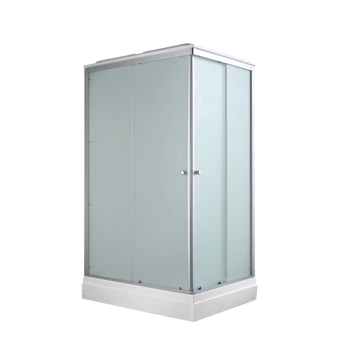 Душевая кабина Avacan CK2911N 78350, 110 х 90 см, без крыши, поддон низкий, стекло матовое, профиль хром 