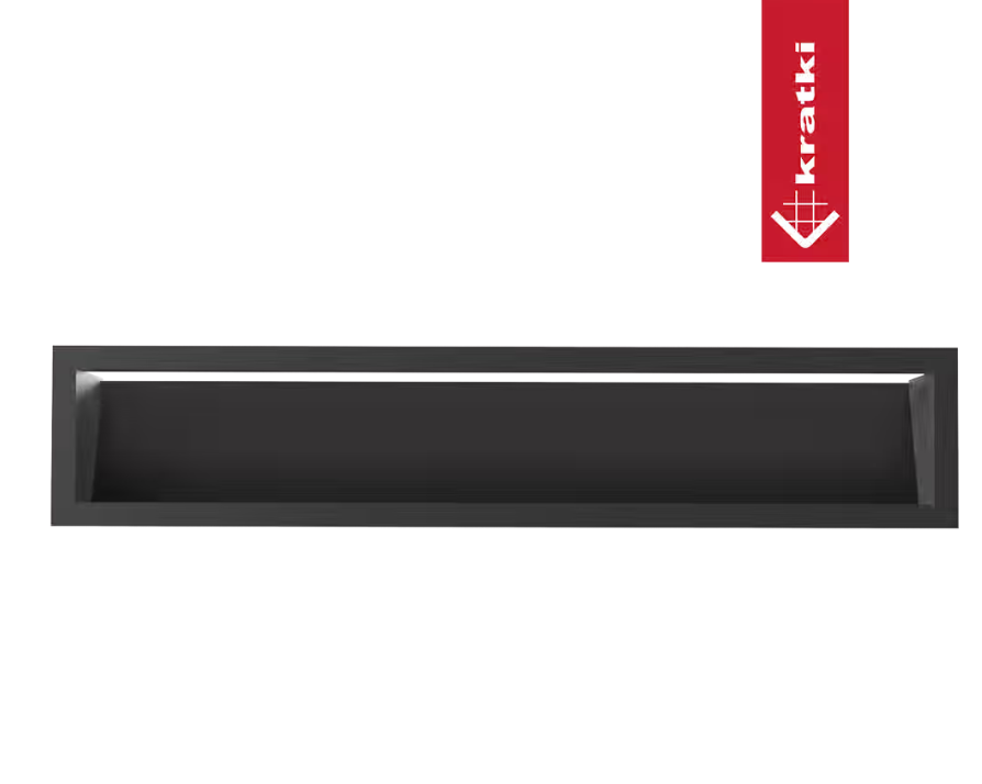 Решётка Kratki Luft 12x60 черная 
