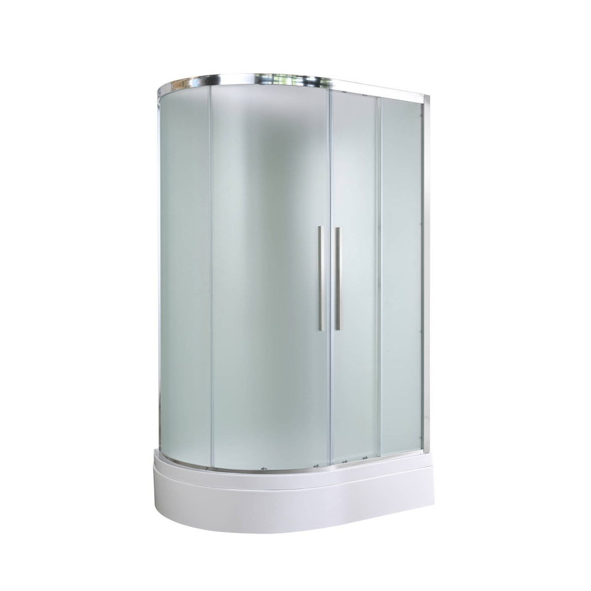 Душевая кабина AvaCan EM3912LN/EM3912RN 78149/78143, 120 x 90 см, без крыши, поддон средний, левая/правая, стекло матовое, профиль хром 