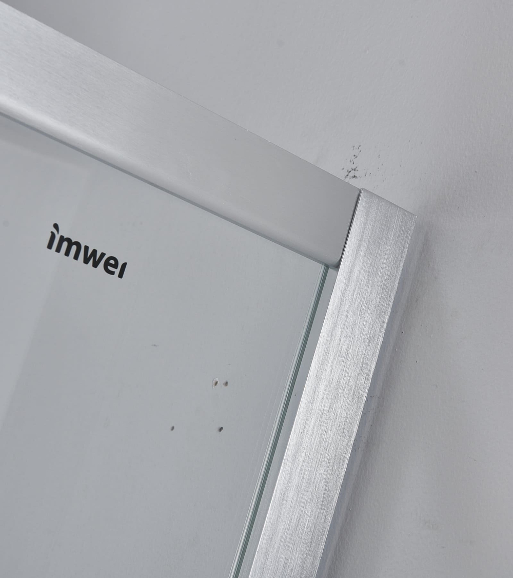 Душевой уголок Imwei YL-9001C, 90 x 90 см, с поддоном, стекла прозрачные, профиль серебристый 