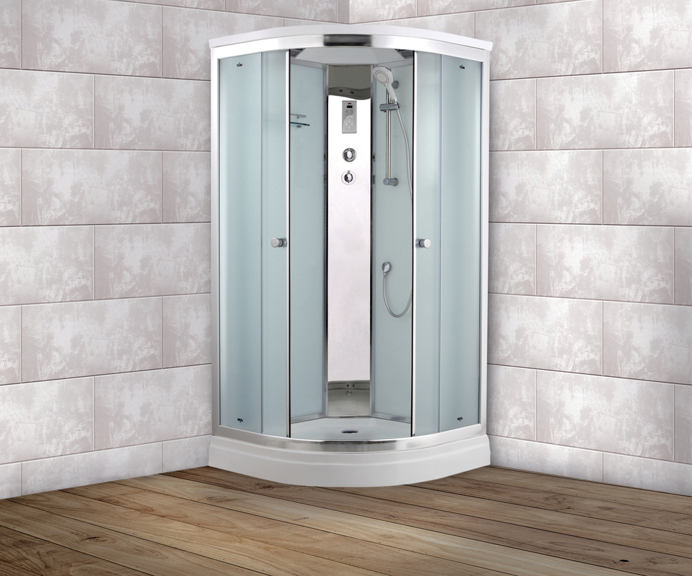 Душевая кабина Timo Comfort T-8809F Fabric Glass, стекло матовое, 90 x 90 см 