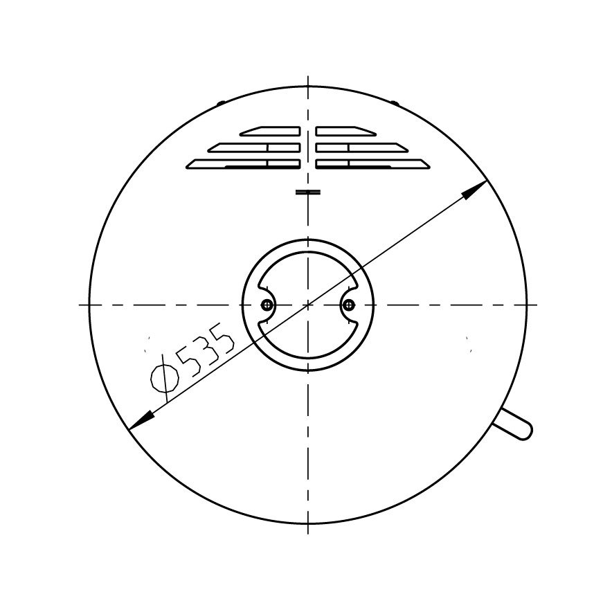 Печь ZARAGOZA PLUS, чёрная (Thorma) 