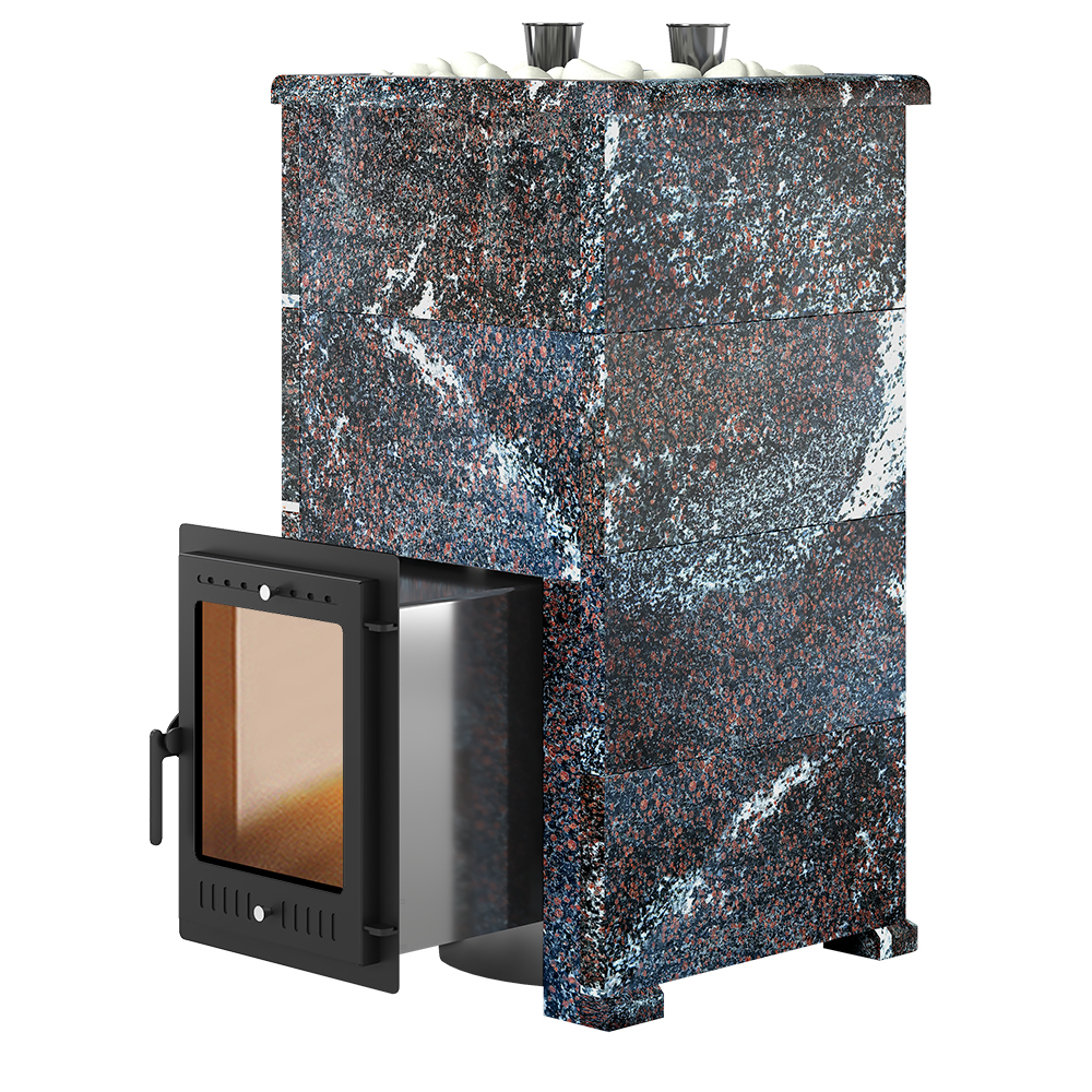 Печь для бани Эверест "Steam Master 44 INOX" Амфиболит, S-40 