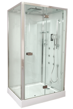 Душевая кабина Timo Premium Puro H-510L/H-510R, 90 x 120 см, левая/правая, стекло прозрачное, профиль хром 