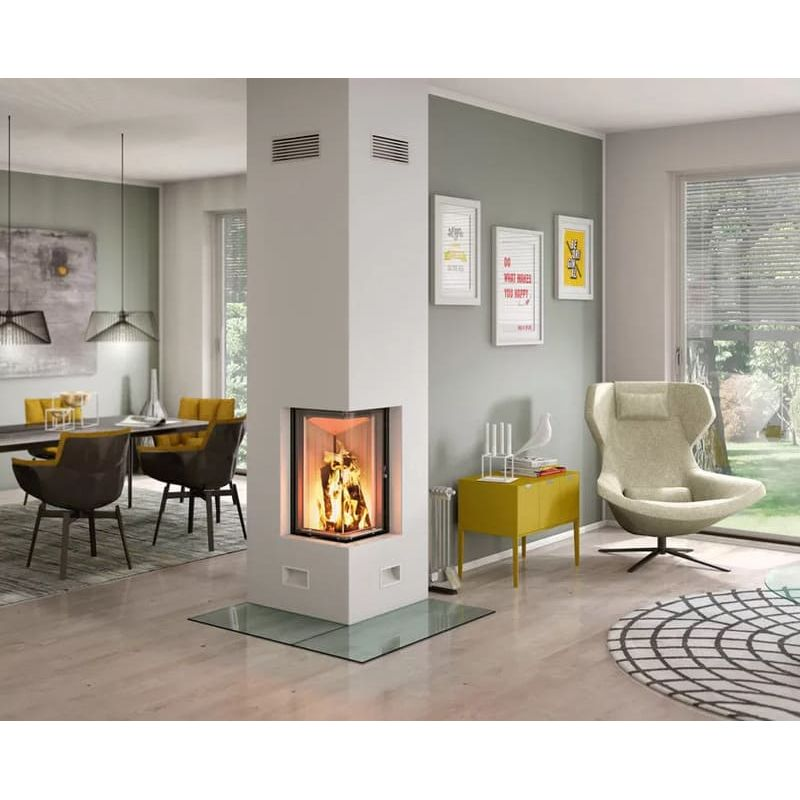 Каминная топка SPARTHERM Arte 2LRh-66 светлый шамот 