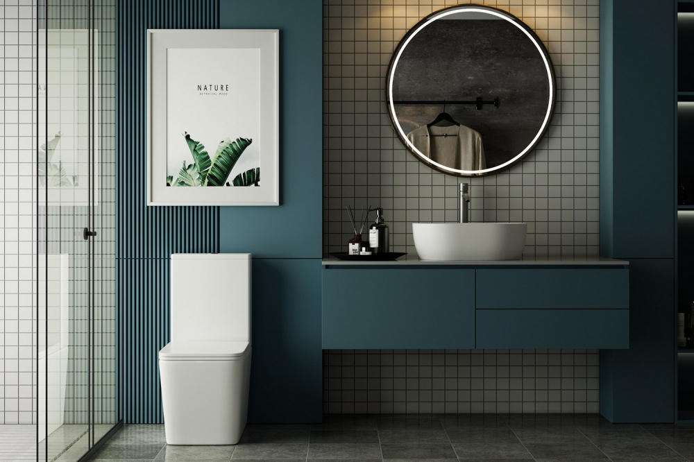 Унитаз-компакт Abber Rechteck AC1210T, безободковый, Торнадо, крышка-сиденье микролифт, белый 