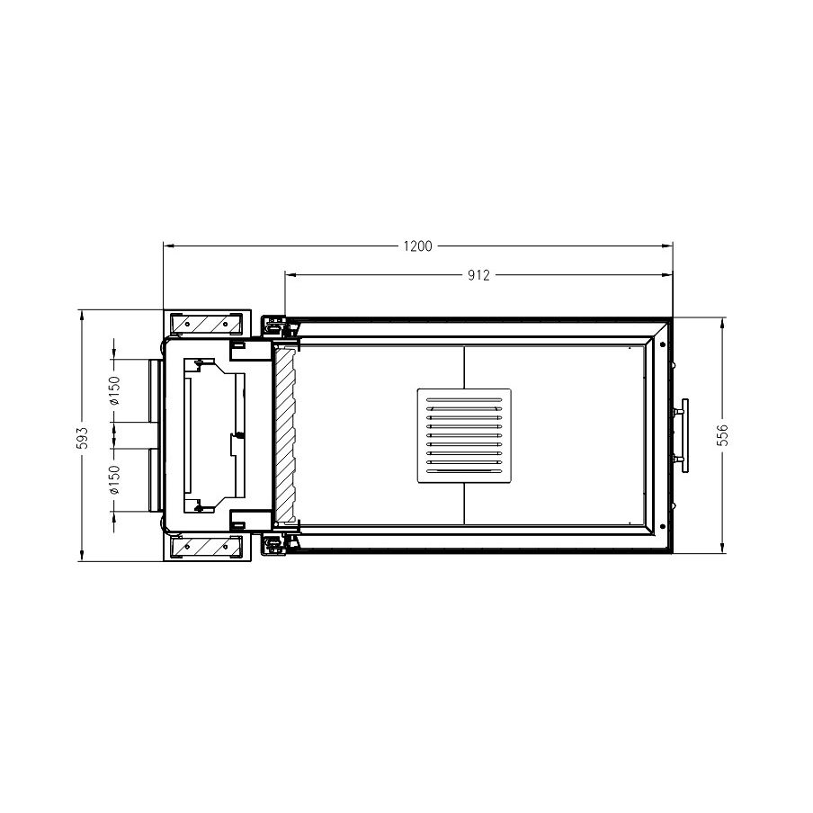 Каминная топка SPARTHERM Arte U-90h 