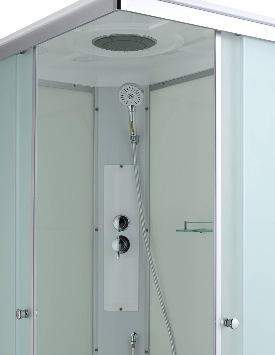 Душевая кабина Avacan CK2911 78349, 110 х 90 см, с крышей, поддон низкий, стекло матовое, профиль хром 