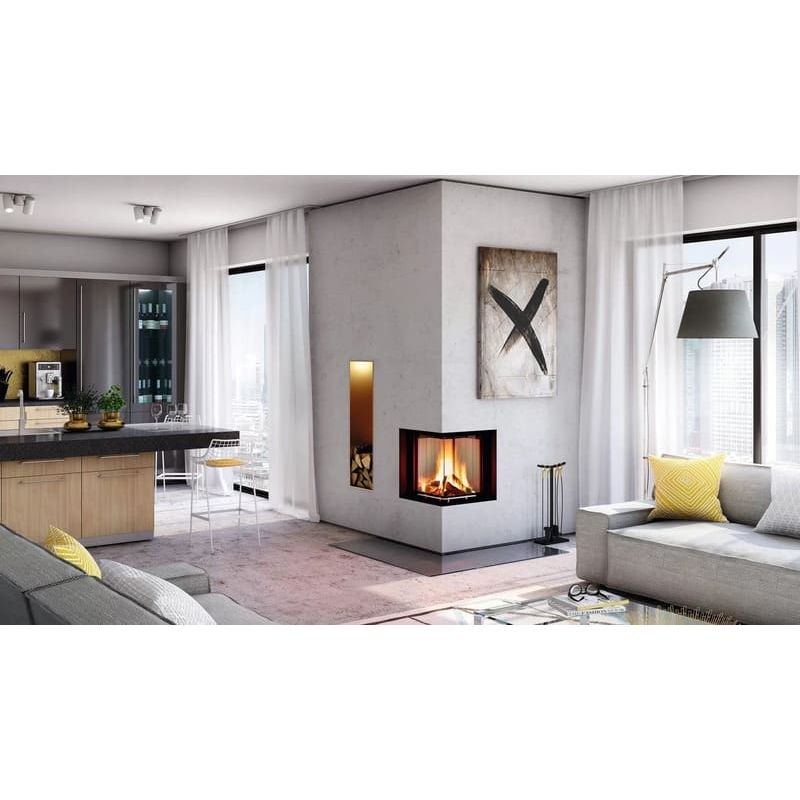 Каминная топка SPARTHERM Mini 2LRh-51 чёрный шамот 