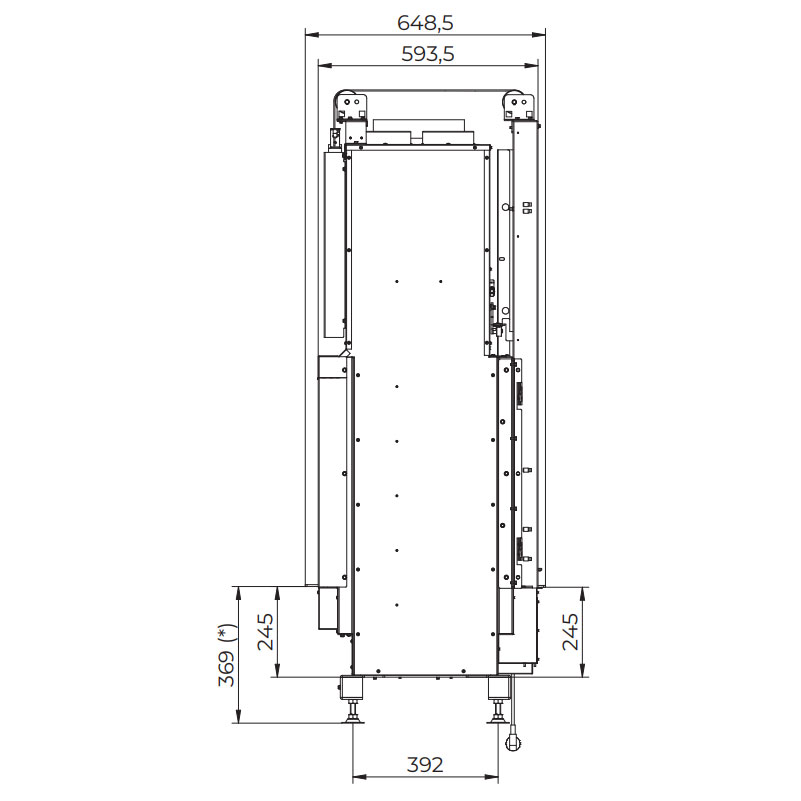 Каминная топка ECOMONOBLOCCO WT 16:9B V13 (Palazzetti) 
