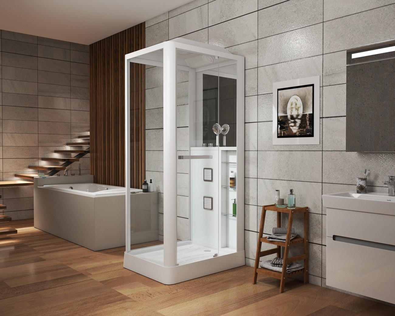 Душевая кабина Grossman GR-122 100 x 80 см 