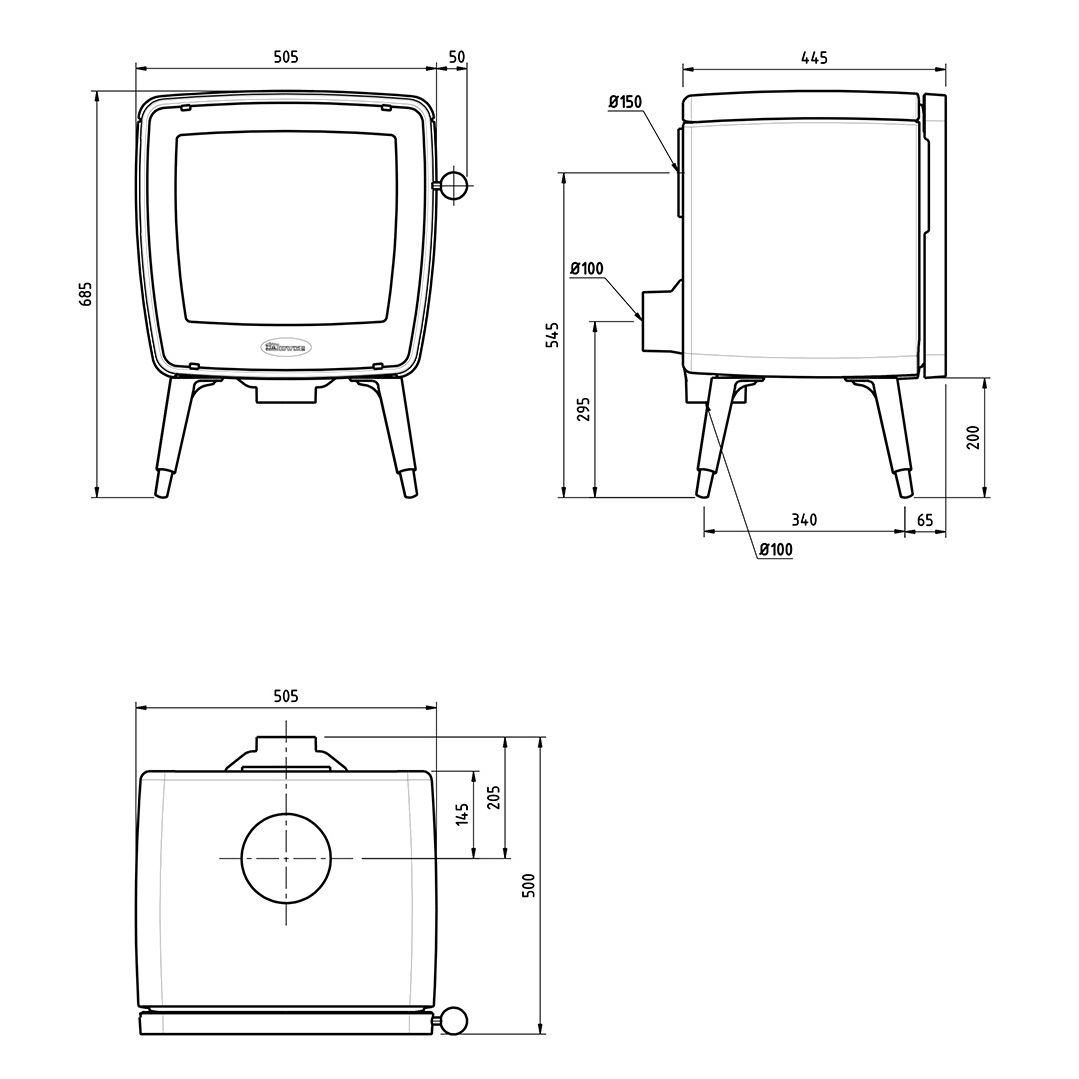 Печь Dovre Vintage35 