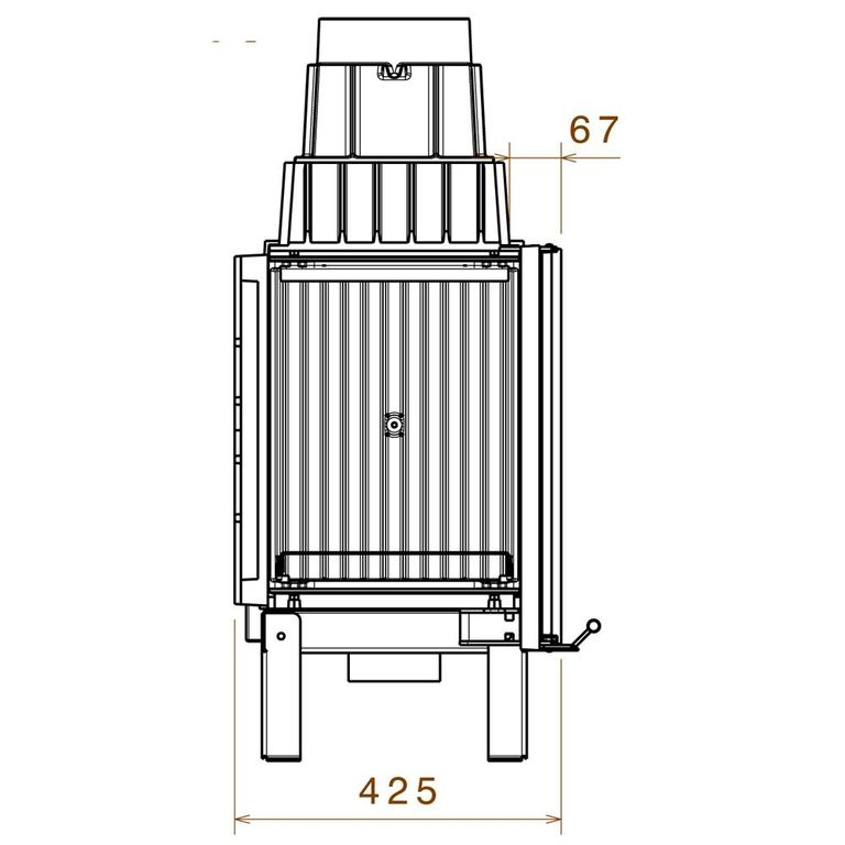 Каминная топка LCI 11 GF (Liseo Castiron) 