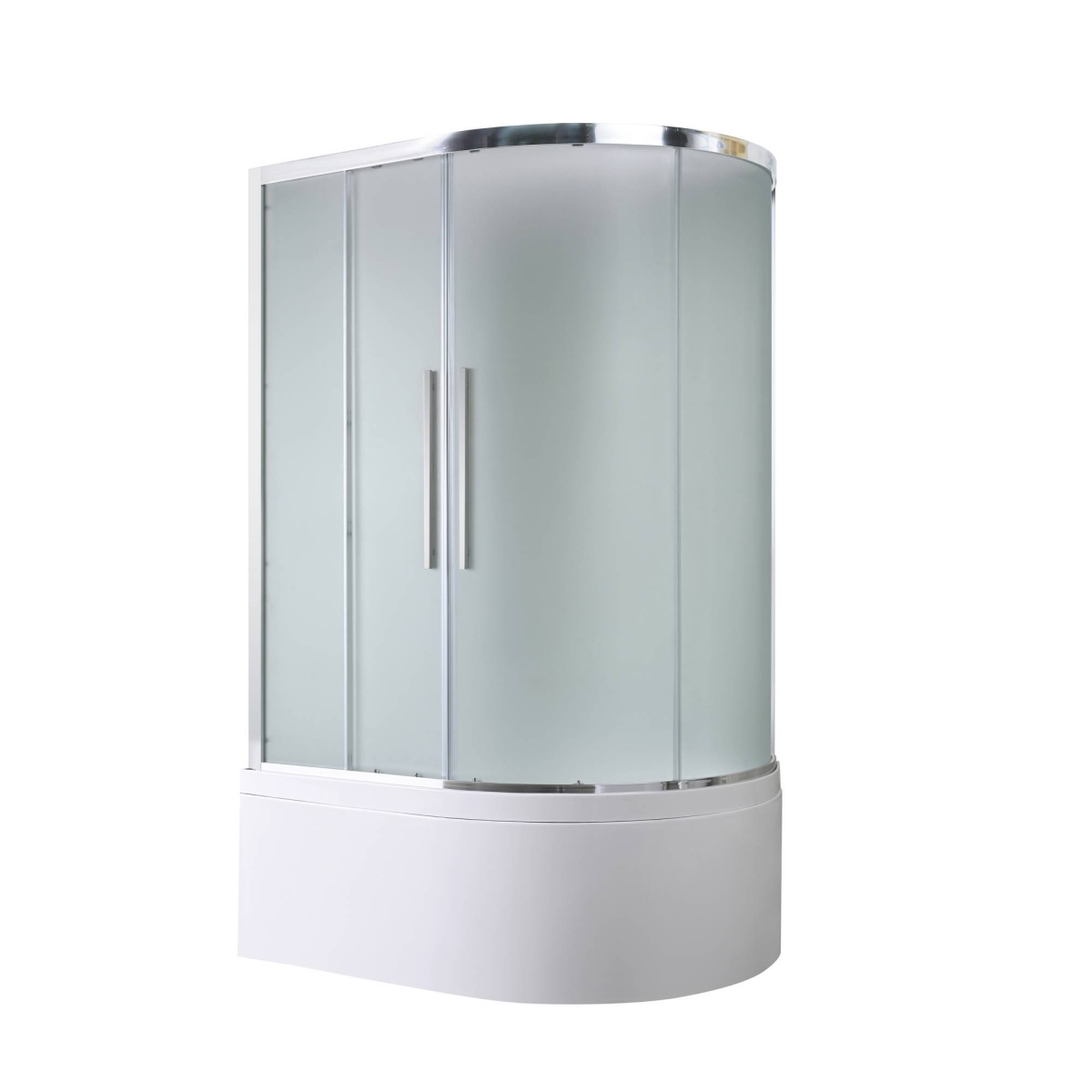 Душевая кабина AvaCan EM5811LN/EM5811RN 78185/78179, 110 x 80 см, без крыши, поддон высокий, левая/правая, стекло матовое, профиль хром 