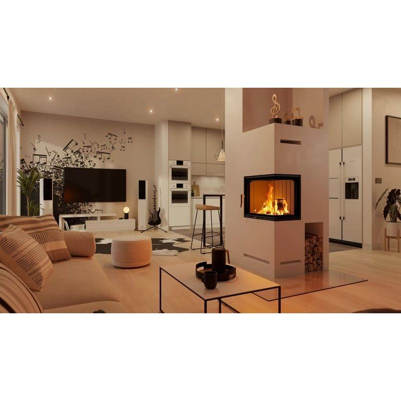 Каминная топка SPARTHERM Varia 2R-55 светлый шамот 